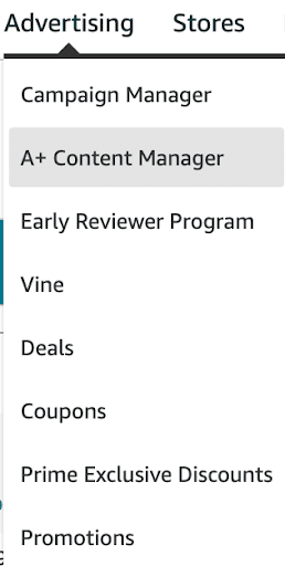 Amazon A+ Content manager